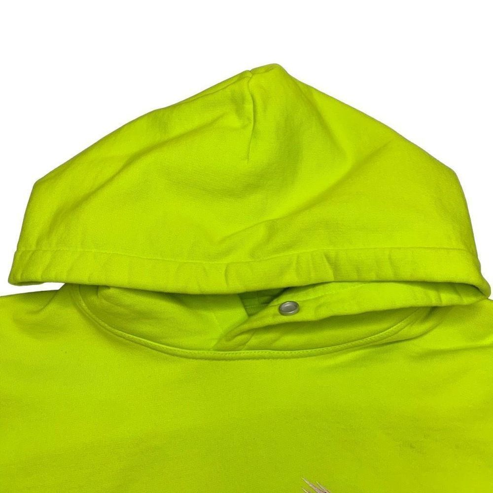 Represent Mens S Hoodie Gold Lime Green Angel Graphic Print - Picture 2 of 15